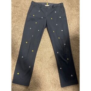 Brooks Brothers Red Fleece Nautical Anchor Embroidered Pants Women's Size 6